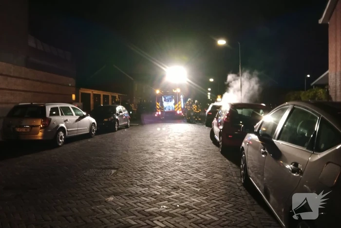 Brand verwoest auto