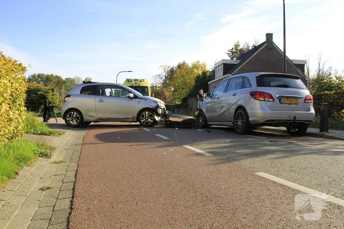 Gewonde bij frontale aanrijding
