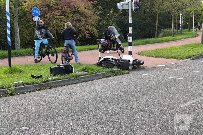 Scooterrijder gewond bij ongeval