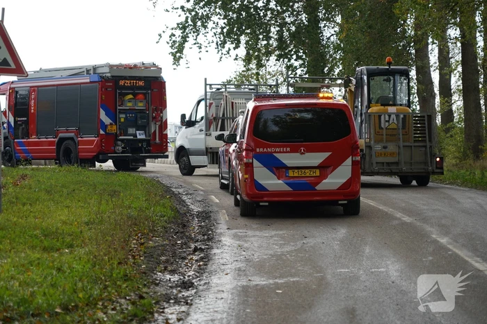 Transportleiding beschadigd bij werkzaamheden
