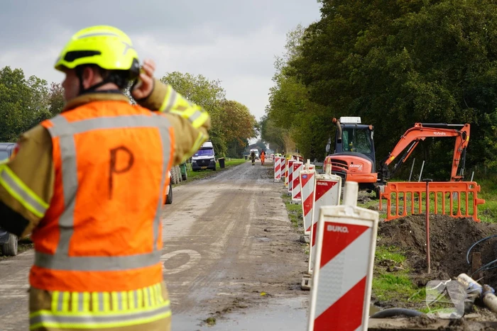Transportleiding beschadigd bij werkzaamheden