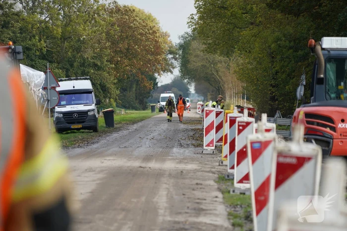 Transportleiding beschadigd bij werkzaamheden