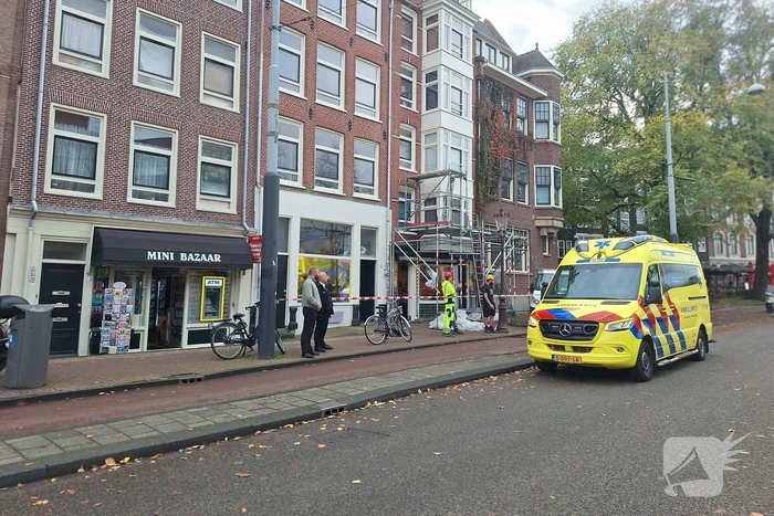 Werknemer valt van steiger bij werkzaamheden