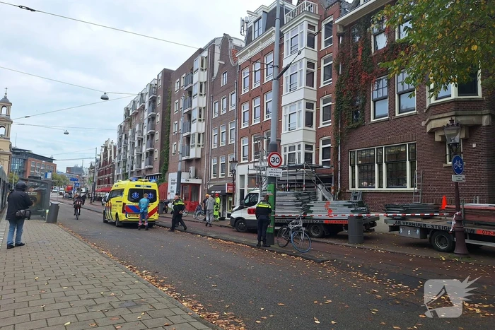 Werknemer valt van steiger bij werkzaamheden