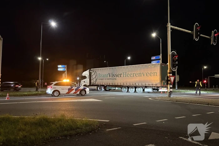 Vrachtwagenpech veroorzaakt verkeershinder