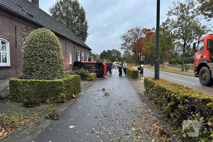 Vrouw komt met de schrik vrij na ongeval