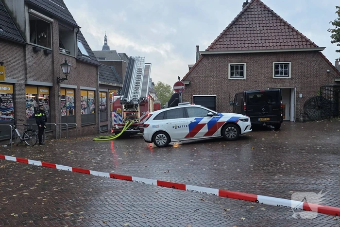 Brand bij visboer zorgt voor opschaling
