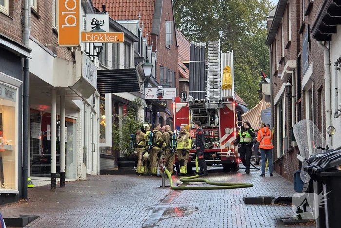 Brand bij visboer zorgt voor opschaling