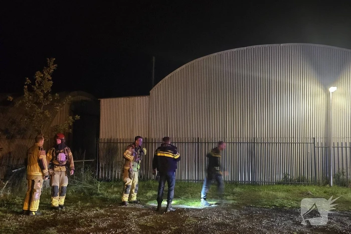 Vonkjes en rook bij productiebedrijf