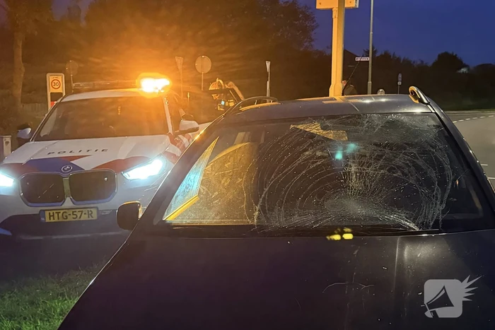 fietser gewond na aanrijding met auto