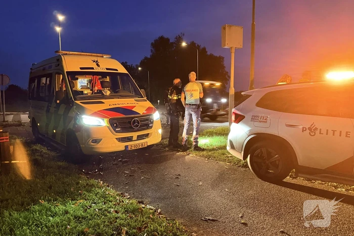fietser gewond na aanrijding met auto