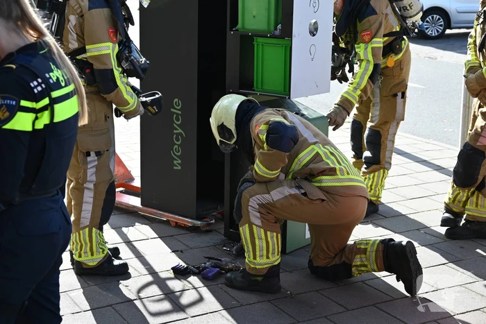 Brand in winkel door elektrisch apparaat