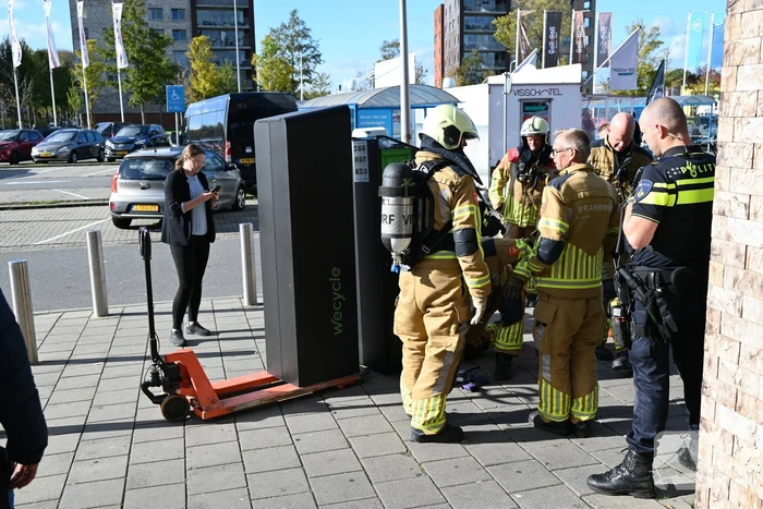Brand in winkel door elektrisch apparaat