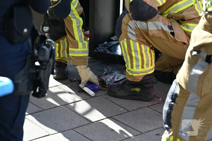 Brand in winkel door elektrisch apparaat