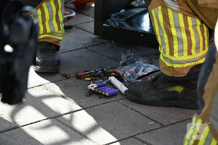 Brand in winkel door elektrisch apparaat