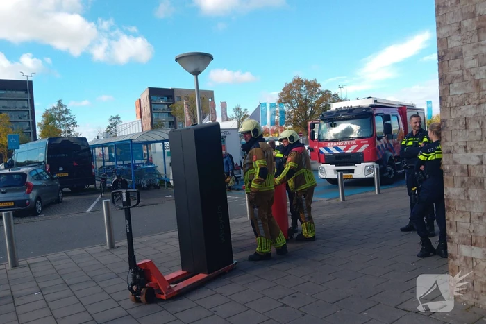 Brand in winkel door elektrisch apparaat