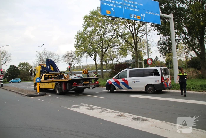 Kop-staartbotsing leidt tot schade, geen gewonden