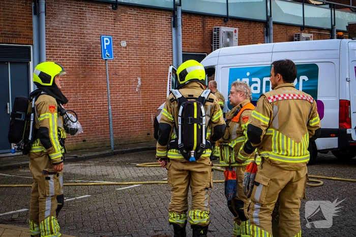 Omgeving afgezet door gaslekkage
