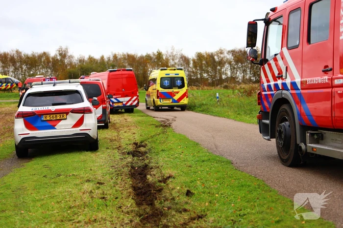 Zoekactie naar persoon te water met traumaheli