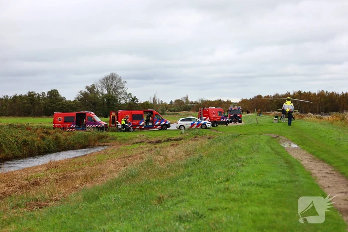 Zoekactie naar persoon te water met traumaheli