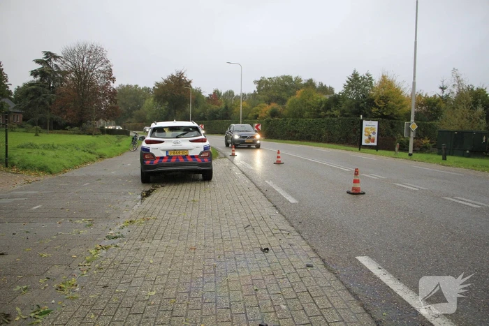 Verkeershinder door kop-staartaanrijding