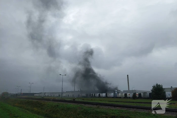 Grootschalige inzet bij industriebrand