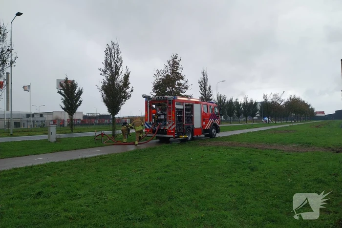 Grootschalige inzet bij industriebrand