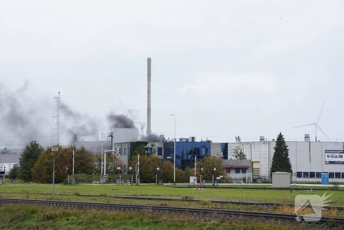 Grootschalige inzet bij industriebrand