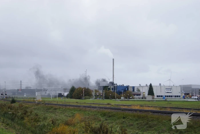 Grootschalige inzet bij industriebrand
