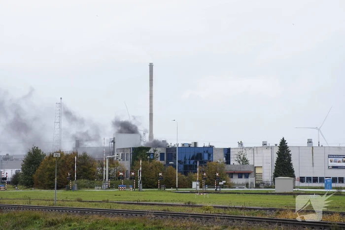 Grootschalige inzet bij industriebrand