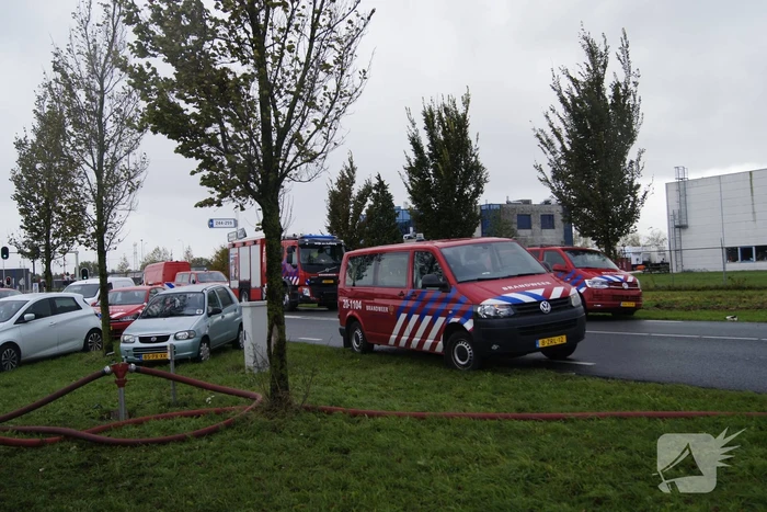 Grootschalige inzet bij industriebrand