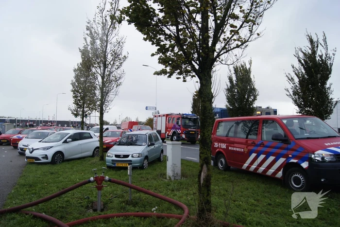Grootschalige inzet bij industriebrand