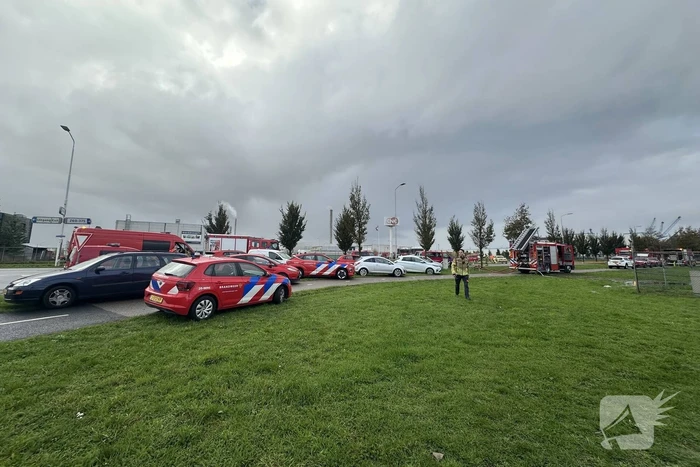 Grootschalige inzet bij industriebrand