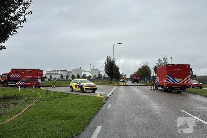 Grootschalige inzet bij industriebrand