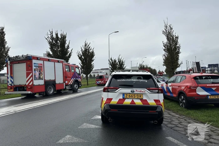 Grootschalige inzet bij industriebrand