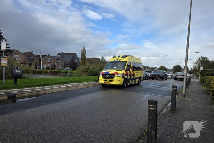Automobilist ramt palen uit de grond