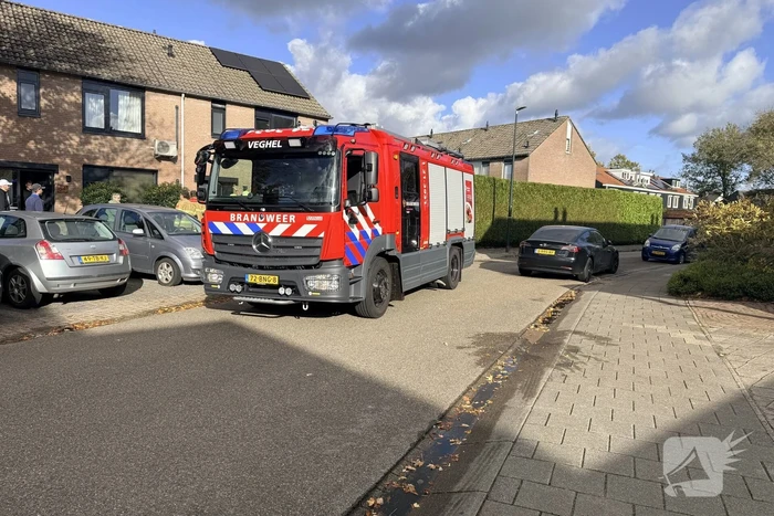 Brandweer voert controle uit na incident