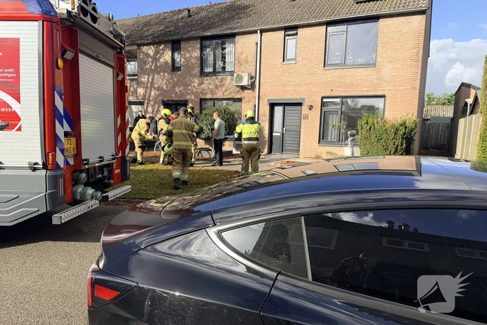 Brandweer voert controle uit na incident