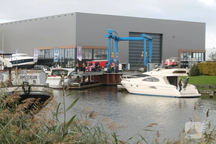 Brand in vaartuig na werkzaamheden