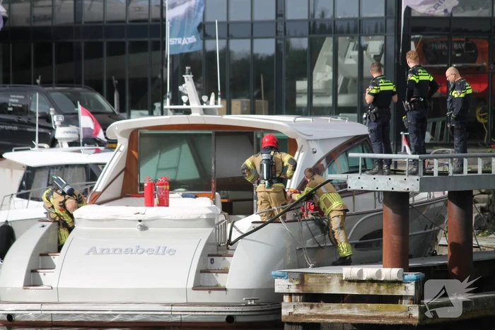 Brand in vaartuig na werkzaamheden