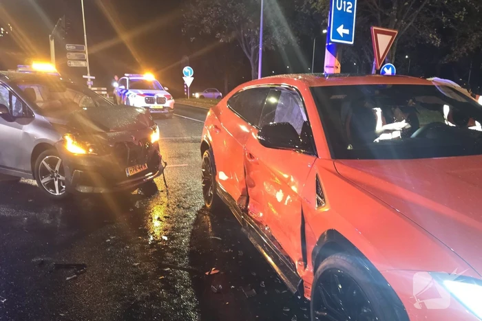 Lamborghini van drie ton in de kreukels bij crash
