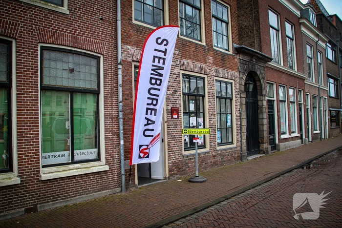 Veel mensen stemmen in de Leidse regio