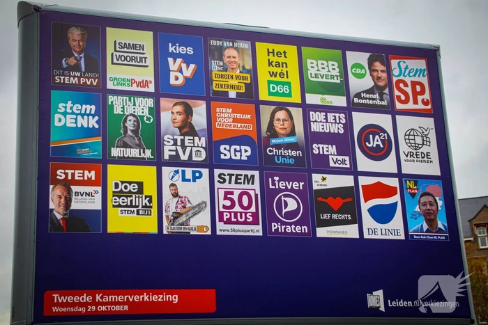 Veel mensen stemmen in de Leidse regio