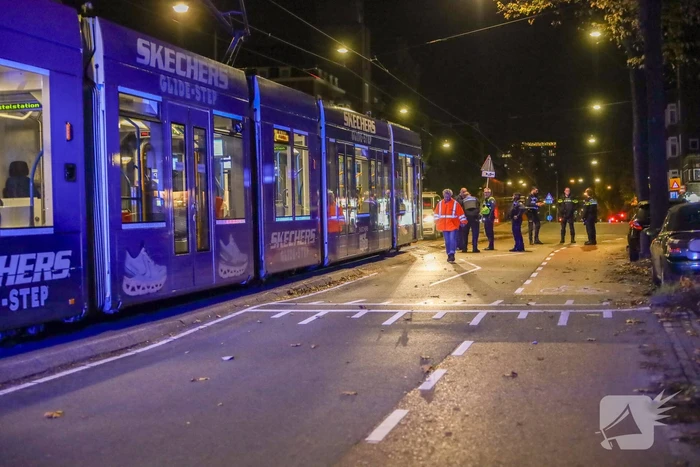 Fietster raakt gewond bij aanrijding met tram