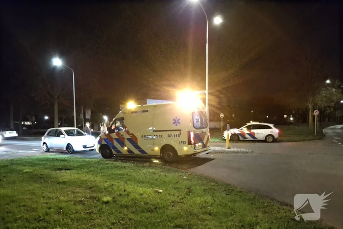 Fietser gewond bij botsing met auto