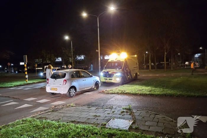 Fietser gewond bij botsing met auto
