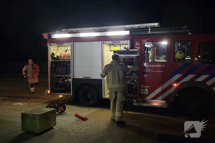 Deur ingetrapt na keukenbrand