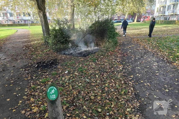 Buitenbrand snel onder controle