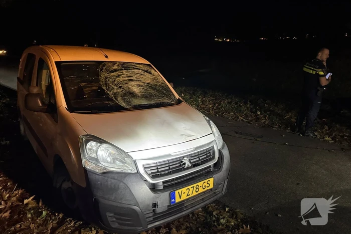Vrouw gewond na aanrijding met bestelbusje
