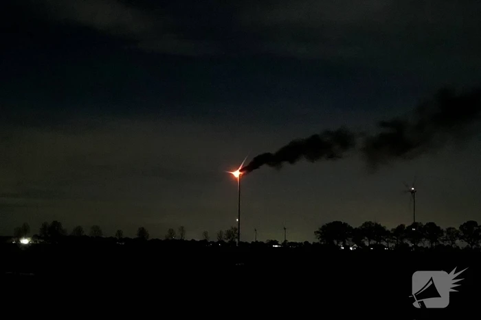 Grote brand in windmolen